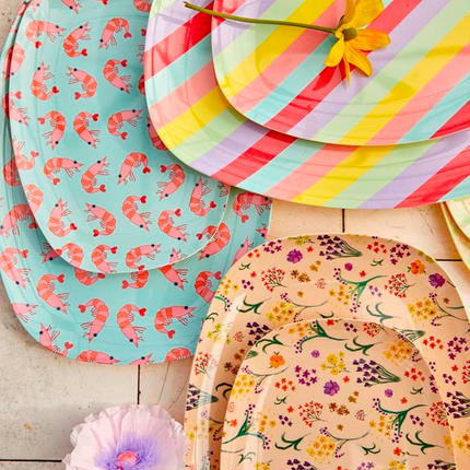 Melamine Rectangular Plate | Summer Rush Print