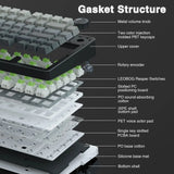 F75 Pro Gasket Mounted Wireless Gaming Mechanical Keyboard