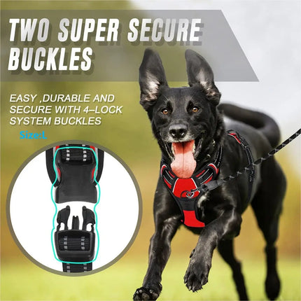 No Pull Dog Harness for Large Dogs — Reflective & Easy Control