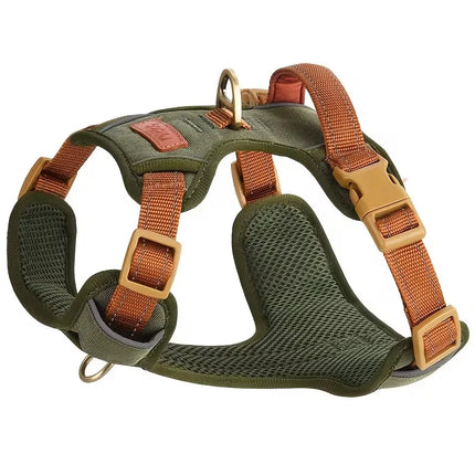 Heavy-Duty No-Escape Dog Harness — Padded & Adjustable for Medium & Large Breeds