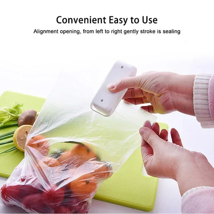 Mini Handheld Heat Bag Sealer – White