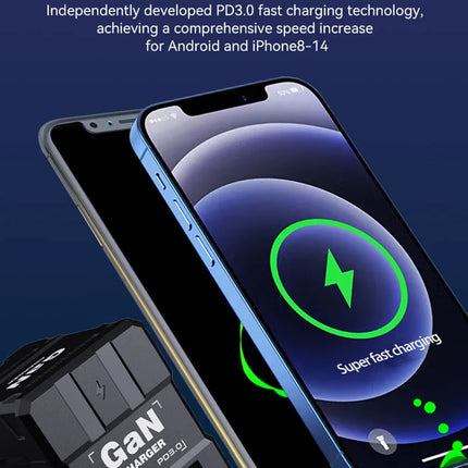 Xiaomi 120W USB-C Fast Charger – GaN Technology, Dual Port, PD3.0, Foldable Travel Adapter