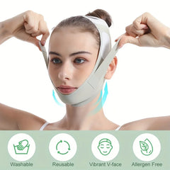 Reusable V Line Face Slimming Bandage – Chin & Cheek Lift Strap