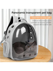 Transparent Cat Carrier Backpack | Large Capacity, Breathable, Durable PC Material