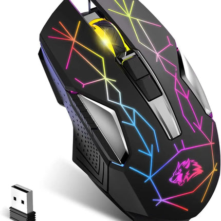 X18 Wireless Gaming Mouse 2.4G 7 RGB