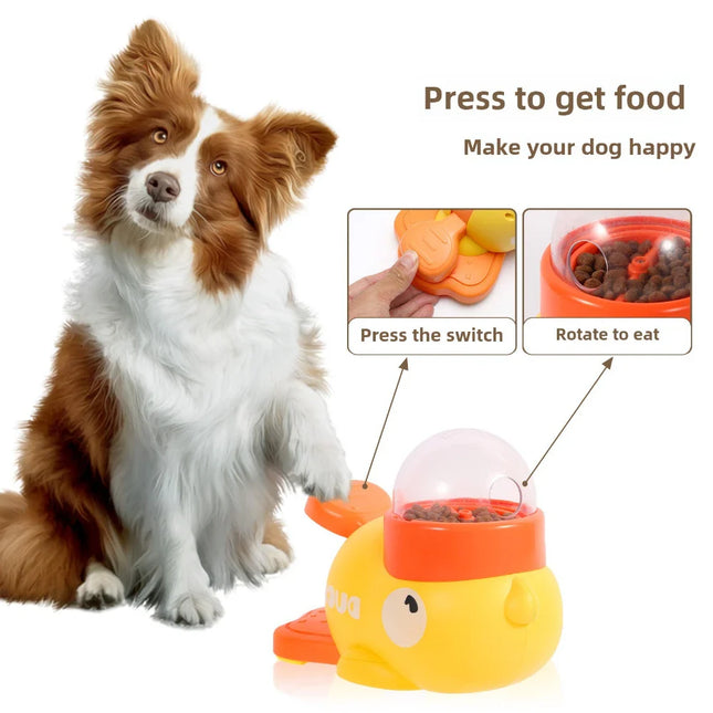 DuckBite Pet Treat Feeder | Duck-Shaped Snack Dispenser for Dogs & Cats