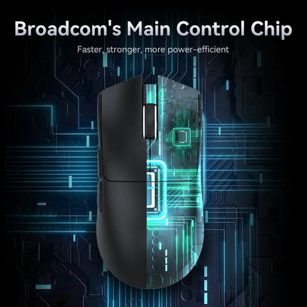 Tri-Mode Connection 2.4GHz/Wired/Bluetooth PAW3311 22000DPI 400IPS RGB  PC Gaming Mouse