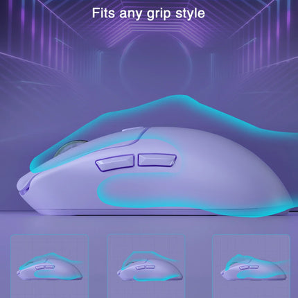 Tri-mode Rechargeable Ergonomic Bluetooth Mouse