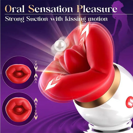 Clitoris Sucking Vibrator for Women | Tongue Licking, Vacuum Stimulator, Adult Sex Toy
