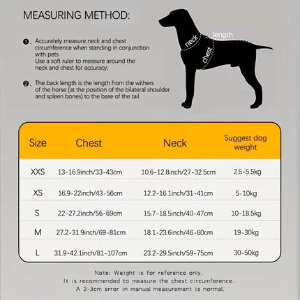 Heavy-Duty No-Escape Dog Harness — Padded & Adjustable for Medium & Large Breeds