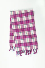 San Andres Gingham Pink & White Kitchen Towel