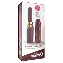 My Secret Premium Rechargeable Vibrating Lipstick-Merlot
