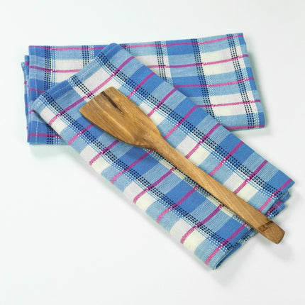 San Andres Gingham Blue & White Napkins