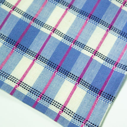 San Andres Gingham Blue & White Napkins