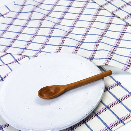 San Lucas Plaid White & Lilac Placemat