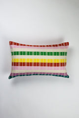 Santiago Rainbow Grid Pillow