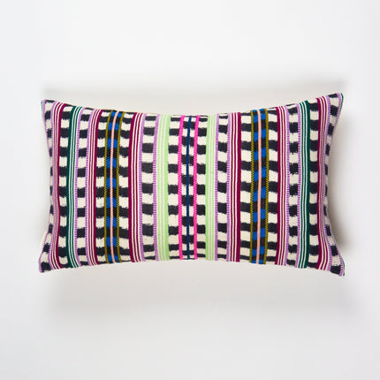 Santiago Atitlan Pink and Lime Pillow
