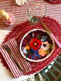 Elina Striped Dinner Napkin Set