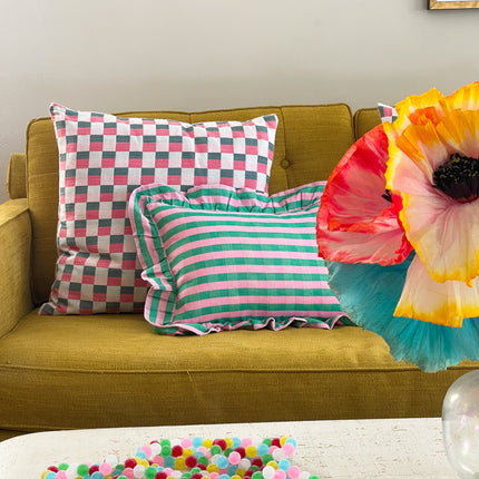 Flora Stripe Pillow
