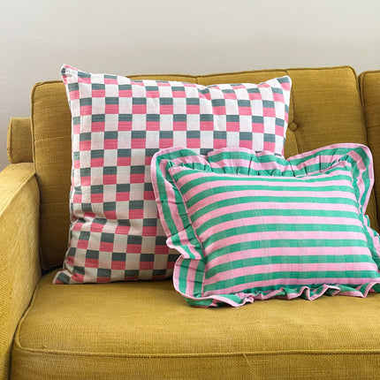 Flora Stripe Pillow