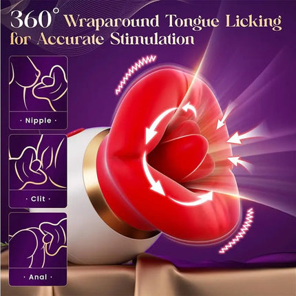 Clitoris Sucking Vibrator for Women | Tongue Licking, Vacuum Stimulator, Adult Sex Toy