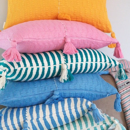 Antigua Pillow - Faded Aqua