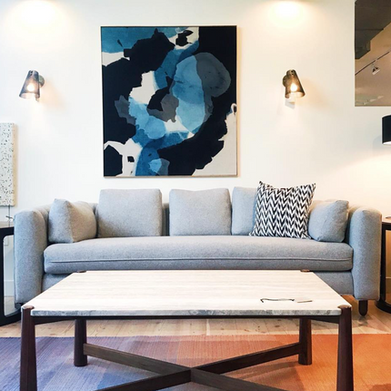 Toto Black + White Ikat Pillow