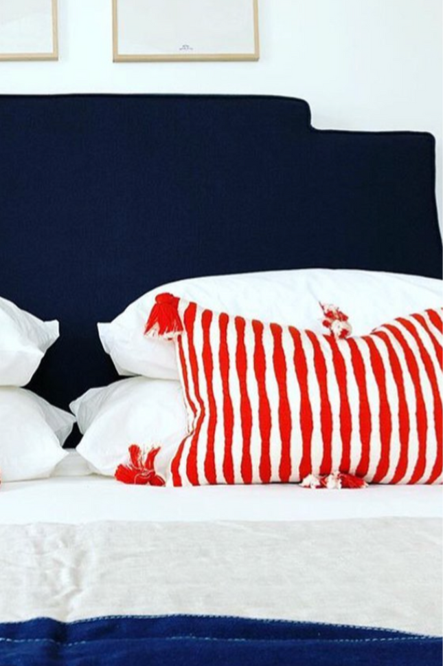 Antigua Pillow - Tomato Red