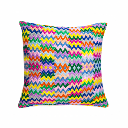 Cotzal Rainbow Brocade Pillows