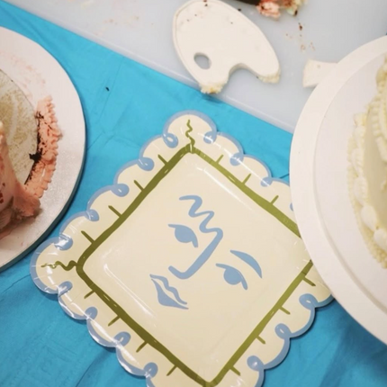 Art Party Dinner Plates (x 12)