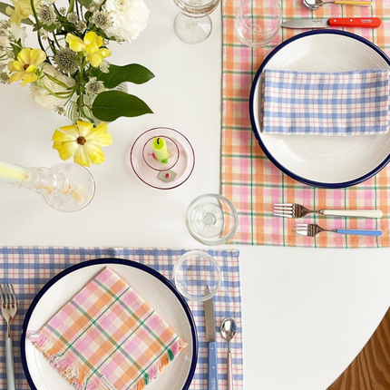 Marguerite Plaid Party Napkins