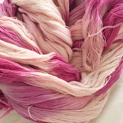 Antigua Pillow- Naturally Dyed Faded Pink