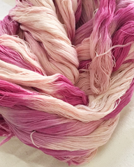 Pink Natural Dyed Shibori Tassel Pillows