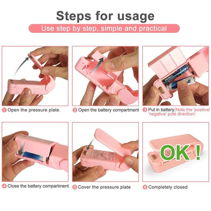 Mini Heat Bag Sealer — Portable Thermal Food Bag Sealer