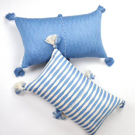 Antigua Pillow - Sky Blue Solid