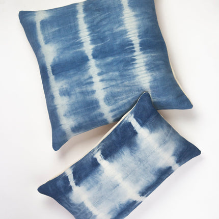 Indigo Shibori Nubby Pillow