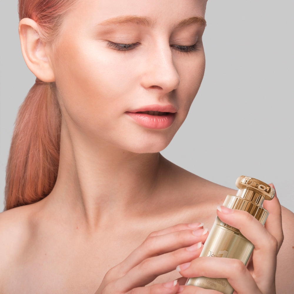 Acne and rosacea serum with prebiotic technology