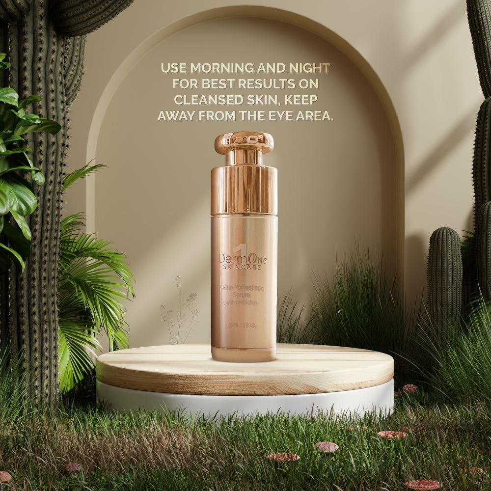 Skin Perfecting Serum bottle with natural salicylic acid