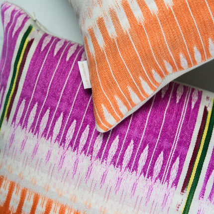 Archive New York Vintage Ikat Jaspe Dyed Pillow - 12" x 20"
