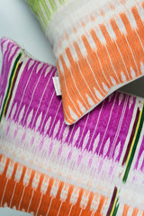 Archive New York Vintage Ikat Jaspe Dyed Pillow - 12" x 20"
