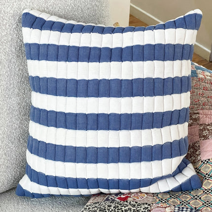Sujani Striped Quilted Pillow