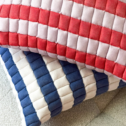 Sujani Striped Quilted Pillow