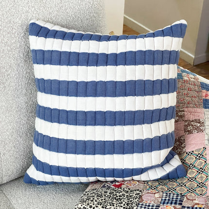 Sujani Striped Quilted Pillow