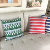 Sujani Quilted Pillow - Blue & Green