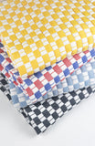 Quilted Sujani Throw Blanket - Soft Black & White
