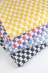 Quilted Sujani Throw Blanket - Soft Blue Grey