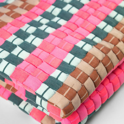 Quilted Sujani Throw Blanket – Multi