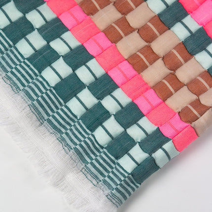 Quilted Sujani Throw Blanket – Multi