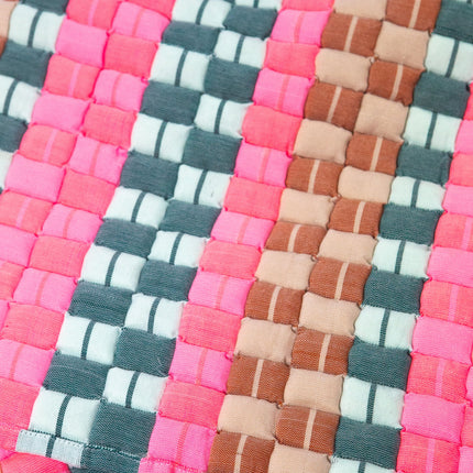 Quilted Sujani Throw Blanket – Multi