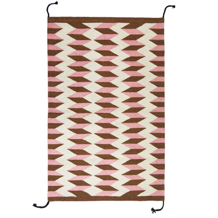 Teo Rug in Umber/Pink